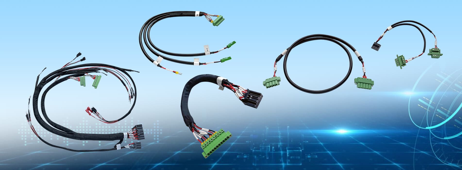 Conectores e cabos personalizados