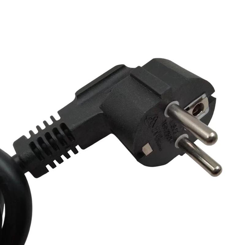 16A 250V H05VV-F 3G1.5MM2 2 Pin Europe Plug Extension Power Cord