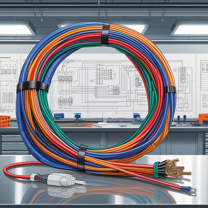 Quais são os princípios do projeto de chicotes elétricos?